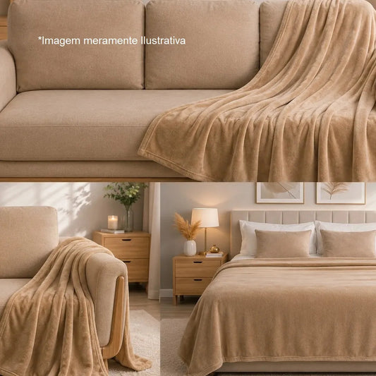 Manta Microfibra King Jolitex Ternille 240x220 Cm - Udl