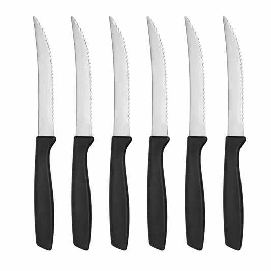 FACA DE CHURRASCO VERSATIL C/6 PÇS
