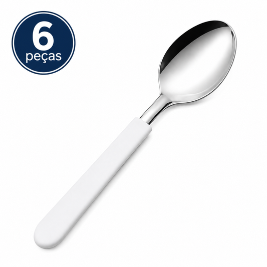 COLHER DE MESA VERSATIL C/ 6 PÇS