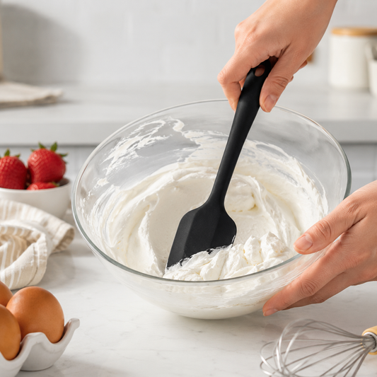 ESPATULA DE SILICONE RESISTENTE E FLEXÍVEL COZINHA COMPLETA